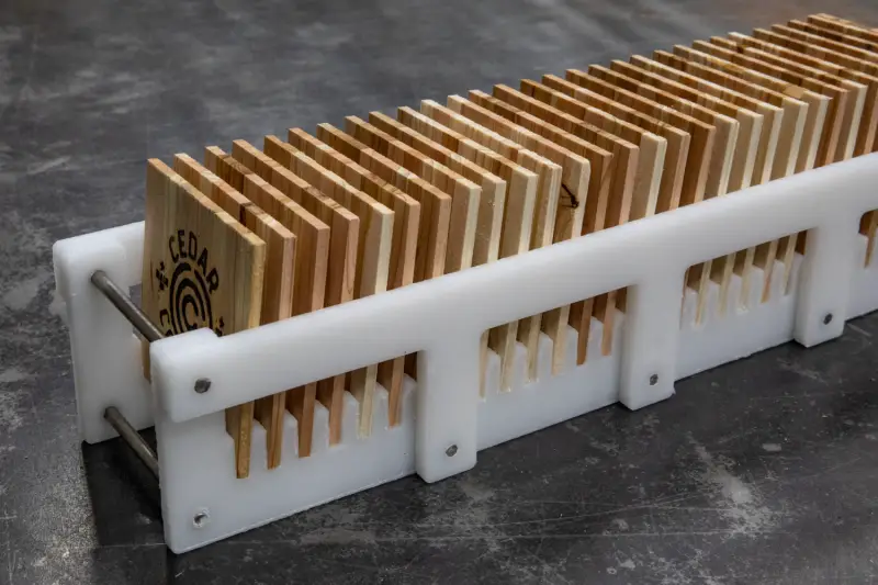 Dishwasher Rack - Commercial grade dish-washing rack for restaurants.  Keep your Cedar Coasters clean and maintained.