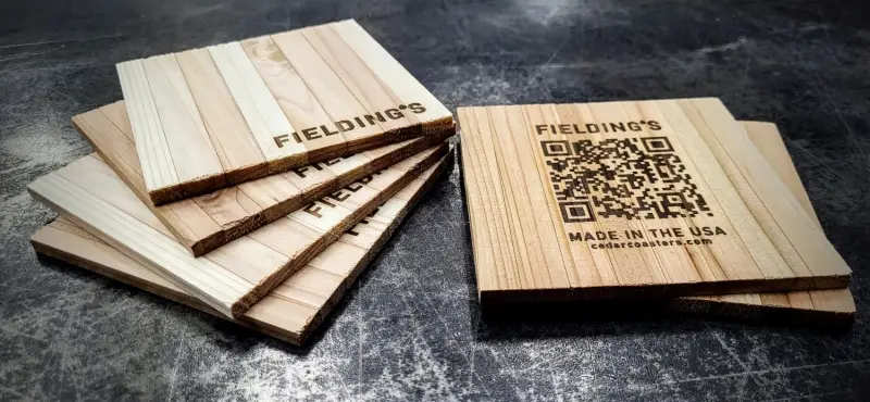 Cedar Coasters - Made in USA