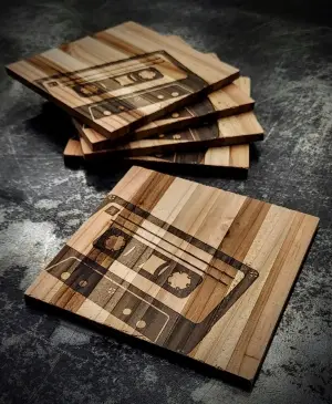 Retro Cassette, Set of 6(Image #1)